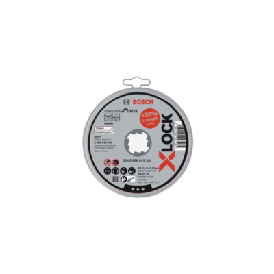 BOSCH 115mm Thin X-LOCK Disc - Pack of 10