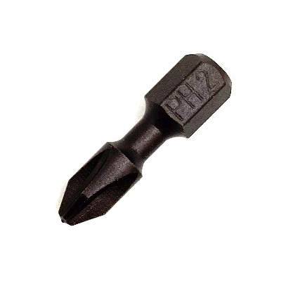 Felo PH2 x 25mm Impact Screwdriver Bit Box of 10