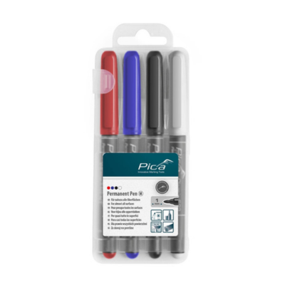 Pica Classic 534 Permanent Pen - Medium Point (4 Pack)