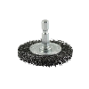 SIT 50mm x 9mm x 6mm Shaft Steel Crimped Wheel Brush GG52