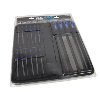 16pc Engineers and Needle File Set