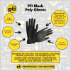 PTI Black Poly Gloves