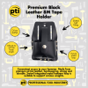 PTI Premium Black Leather 8M Tape Holder